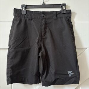 Race Face Shop Shorts Indy Cycling Black Size Medium Elastic Waistband Stretch